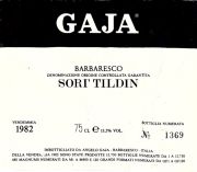 Barbaresco_Gaja_Sori Tildin 1982 